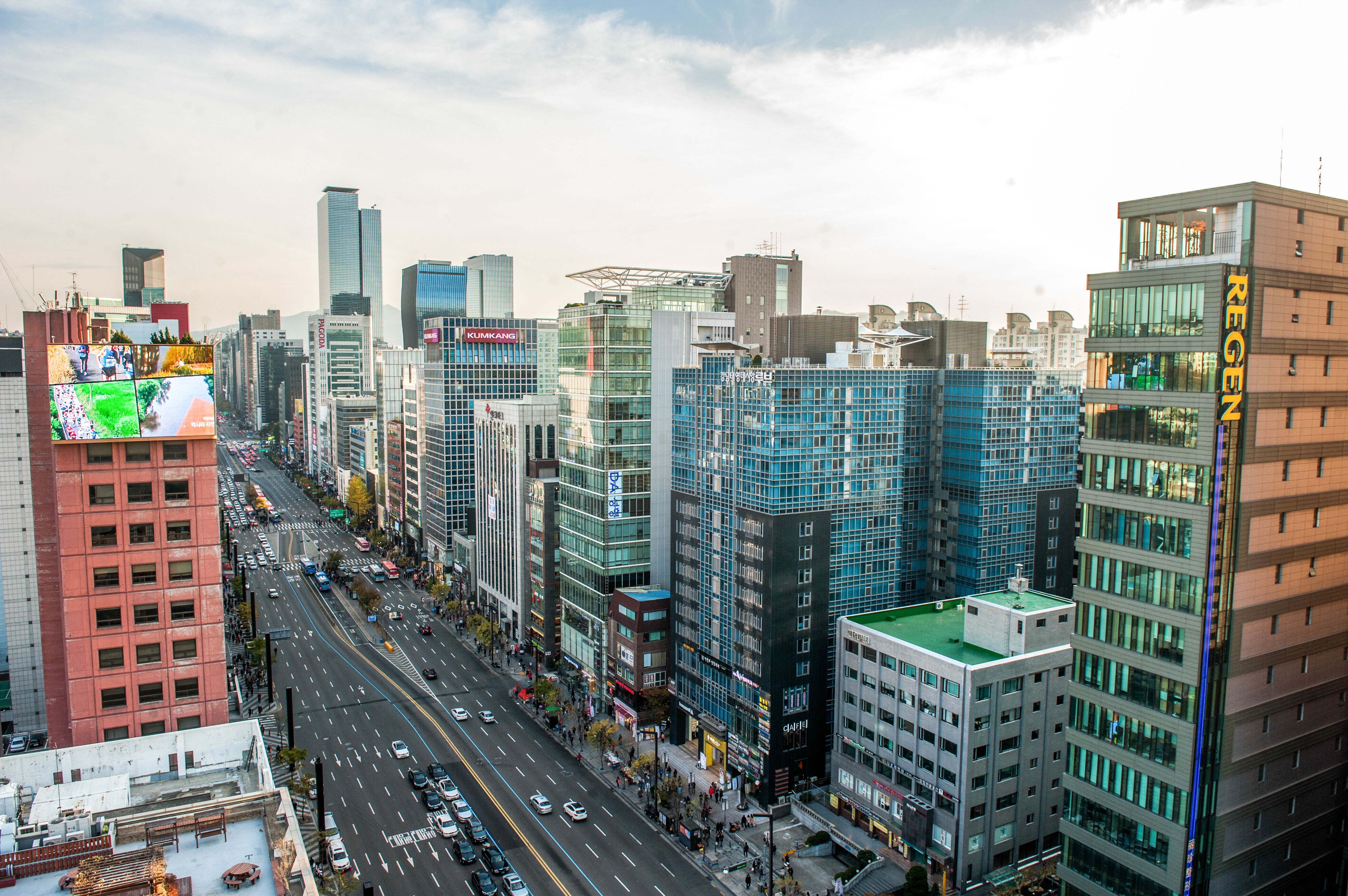 Gangnam Station street in Seoul