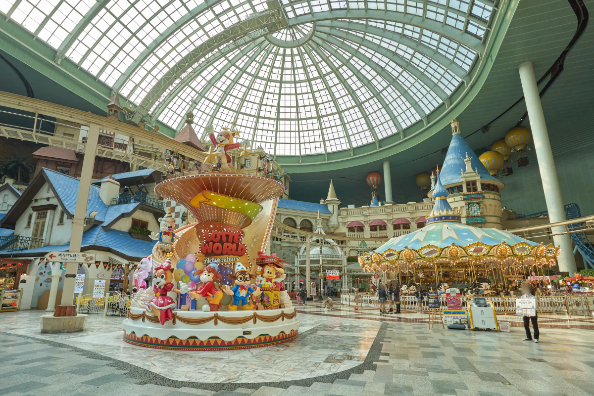 Lotte World Adventure indoor park in Seoul