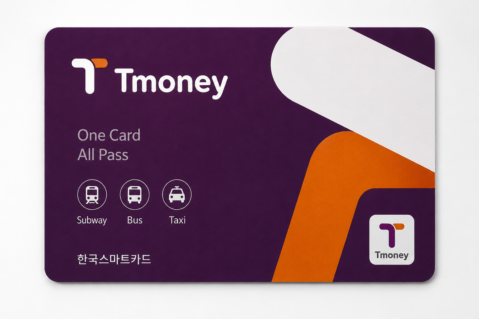 T-money transportation card in Korea